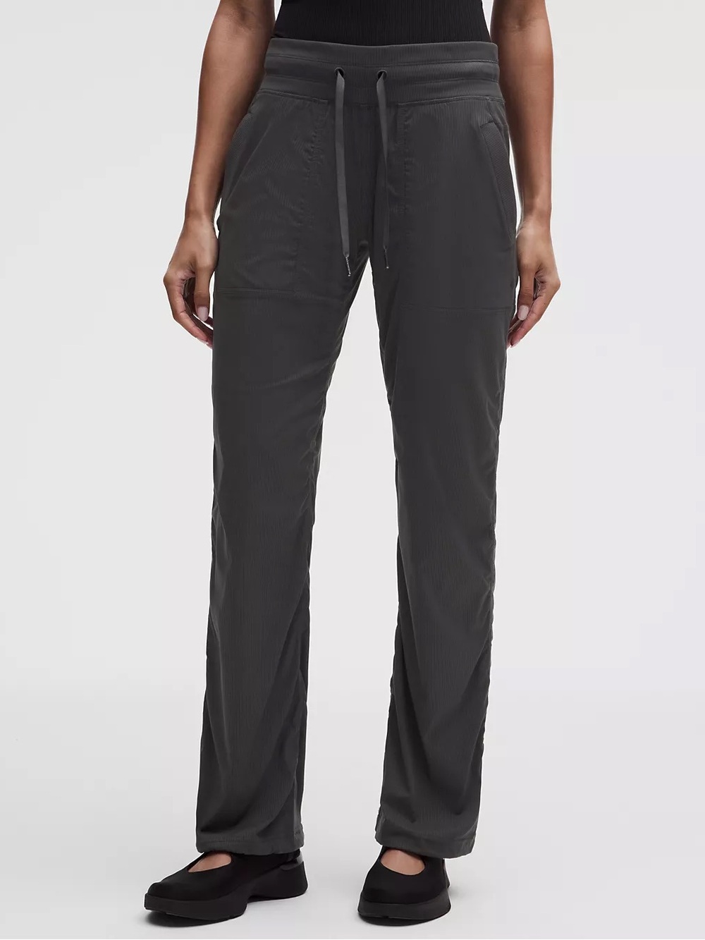 lululemon athletica women’s dark gray Dance Studio pant size 4